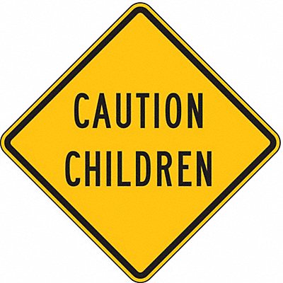 Caution Children Traffic Sign 24 x 24 