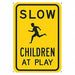 Children at Play Traffic Sign 24 x 18 