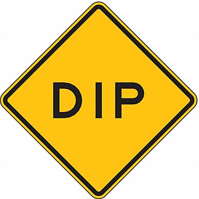 Dip Traffic Sign 24 x 24 