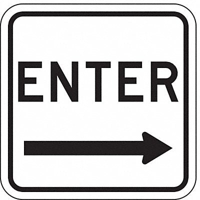 Enter Sign For Parking Lots 18 x 18 