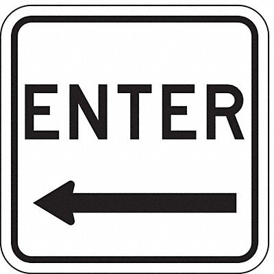 Enter Sign For Parking Lots 18 x 18 