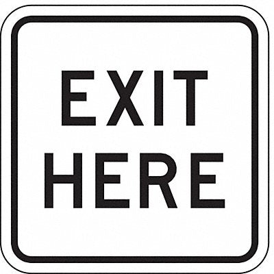 Exit Sign For Parking Lots 18 x 18 