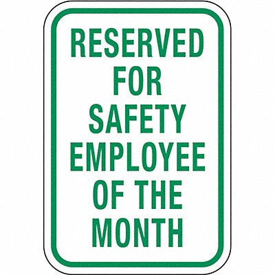 Employee Parking Sign 18 x 12 