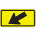 Left Downward Arrow Traffic Sign 24 x12 