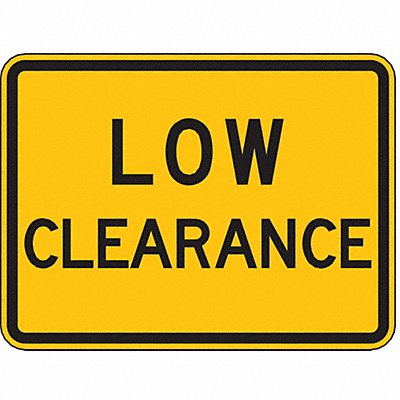 Low Clearance Traffic Sign 18 x 24 