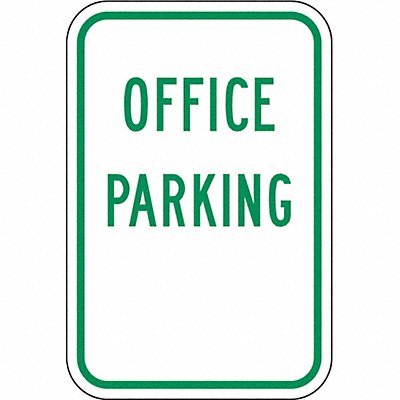 Office Parking Sign 18 x 12 