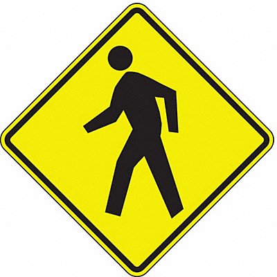 D9719 Pedestrian Crossing Traffic Sign 30 x30 