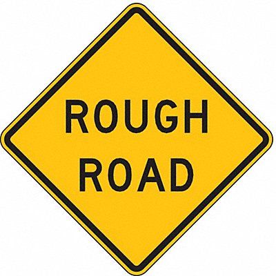 Rough Road Traffic Sign 24 x 24