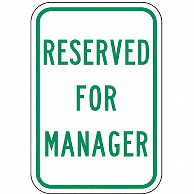 Employee Parking Sign 18 x 12 