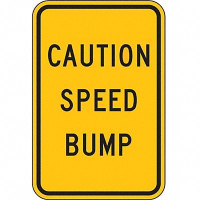 Speed Bump Traffic Sign 18 x 12 