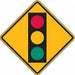 Stop Light Traffic Sign 18 x 18 