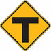 Street Ends Traffic Sign 24 x 24 