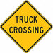 Truck Crossing Traffic Sign 24 x 24 