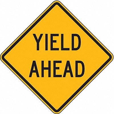 Yield Ahead Traffic Sign 24 x 24 