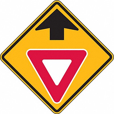 Yield Ahead Traffic Sign 30 x 30 