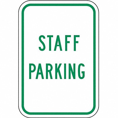 Staff Parking Sign 18 x 12 