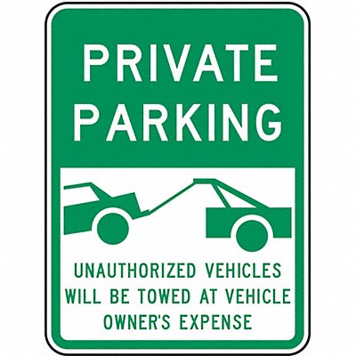 Private Parking Sign 24 x 18 