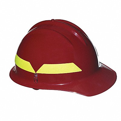 Fire Helmet Red Front Brim