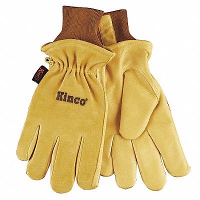 Leather Gloves Pigskin Golden M PR