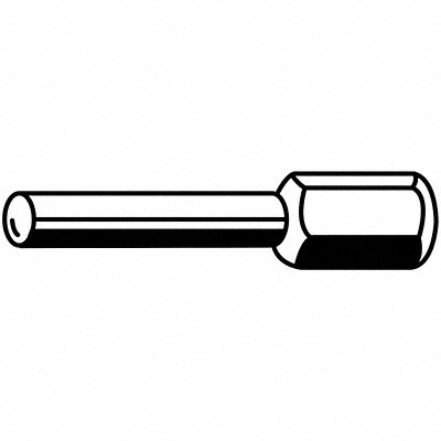 Bore Polisher Mandrel 1 1/2 in Shank