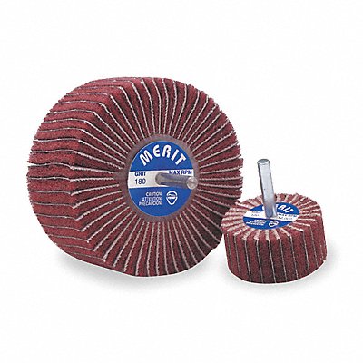 Flap Wheel 2 in Dia 1 in W P120 Grit