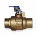 Brass Ball Valve Inline Sweat 1/2 in