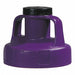 G3512 Utility Lid w/2 In Outlet HDPE Purple