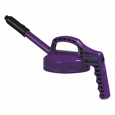 G3513 Stretch Spout Lid w/0.5 In Outlet Purple