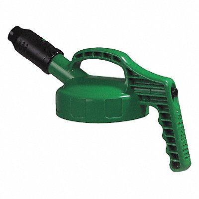 G3515 Stumpy Spout Lid w/1 In Outlet Mid Green