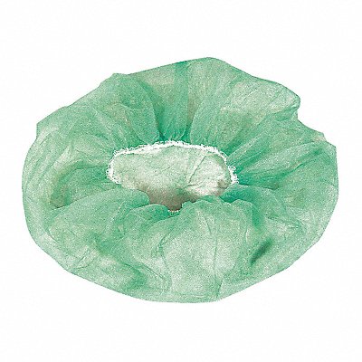 E9210 Bouffant Cap Green Universal PK100