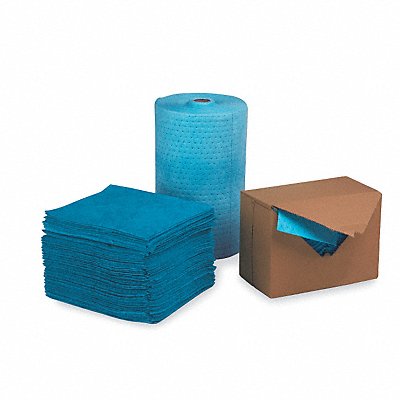 Absorbent Roll Oil-Based Liquids Blue