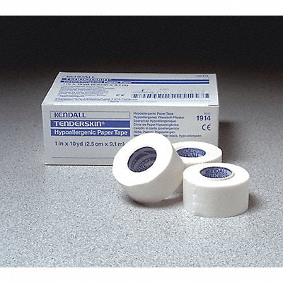 Paper Tape White 1 in W 10 yd. L PK12