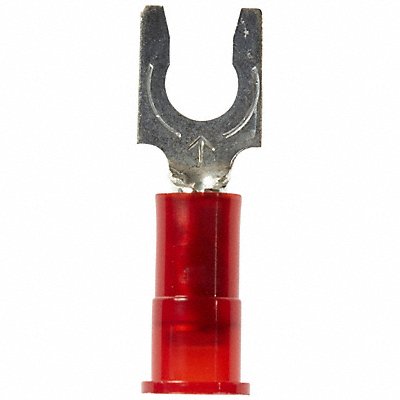 Fork Terminal Tin Copper Red PK100