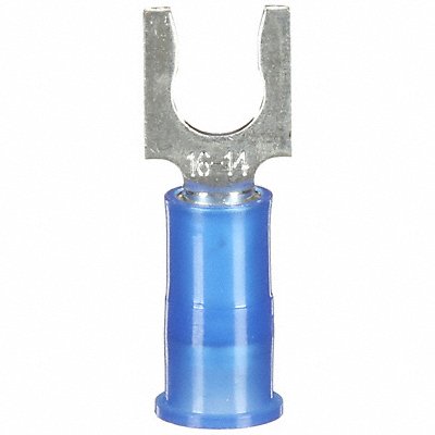 Fork Terminal Tin Copper Blue PK100