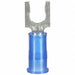 Fork Terminal Tin Copper Blue PK100