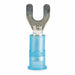 Fork Terminal Tin Copper Blue PK100