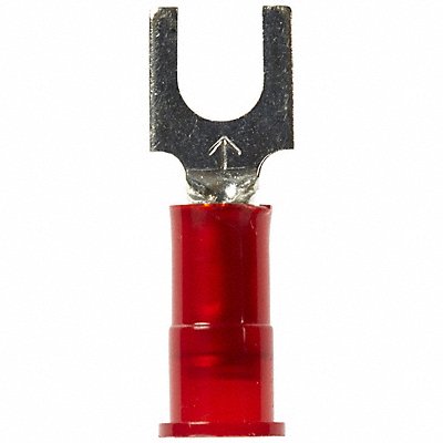 Fork Terminal Tin Copper Red PK100