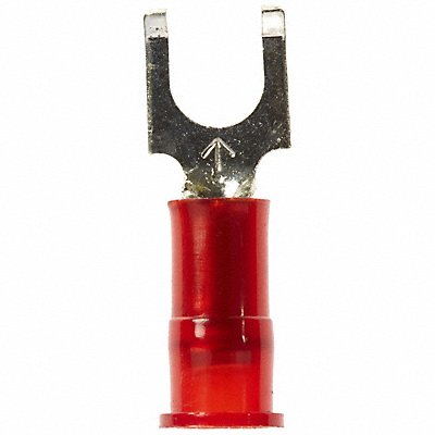 Fork Terminal Tin Copper Red PK100