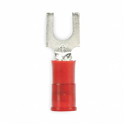 Fork Terminal Tin Copper Red PK100