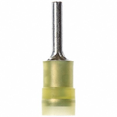 Pin Terminal Yellow 12 AWG 10 AWG PK50