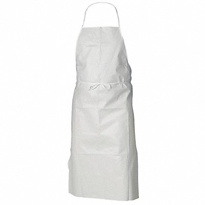 Bib Apron Univ White A40 Fabric PK100