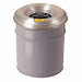 E3930 Cigarette Receptacle 4-1/2 gal Gray