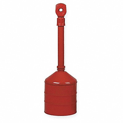 Cigarette Receptacle 5 gal Red