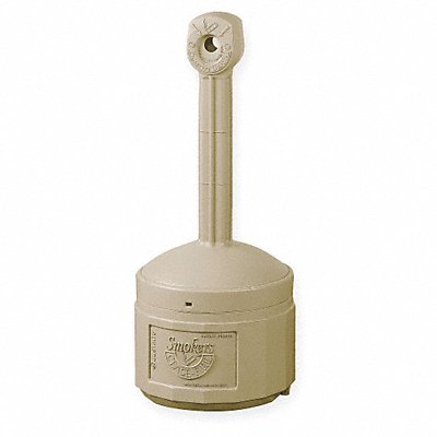 D0292 Cigarette Receptacle 4 gal Tan