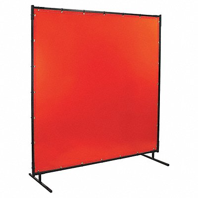 H6757 Welding Screen 6 ft H 8 ft W Orange