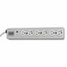 Surge Protector Strip 6 Outlet White