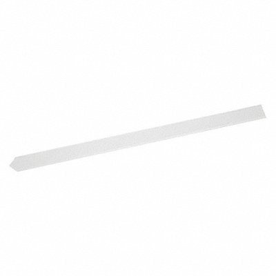 Blank Warning Stake White 66 H