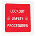 Lockout Procedure Binder Red