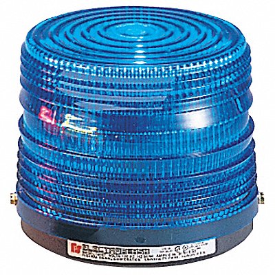 Warning Light Strobe Tube Blue 120VAC