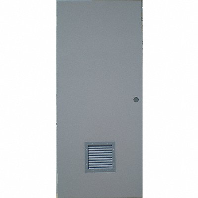 D2861 Steel Door with Louvers 80x36 In